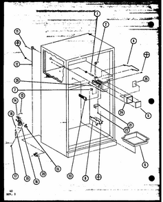 (tli22k/p7803230w) (tli22k/p7803249w) (tli22k/p7859207w) Diagram and Parts List for TLI20K-P7803249W  Amana Refrigerator