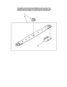 Lower Washarm Parts Diagram and Parts List for MDBH968AWS1  Maytag Dishwasher
