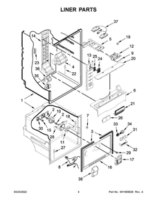 Part Location Diagram of W11609466 Whirlpool HARNS-WIRE