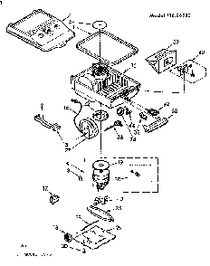 Base Assembly Diagram and Parts List for 11626520  Kenmore Filters & Accessories