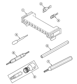 Extractor Tools Diagram and Parts List for SSG009QF  Speed Queen Dryer