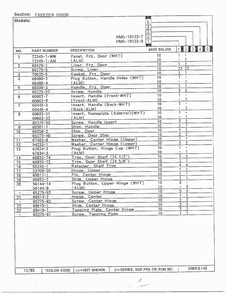 Part Location Diagram of 60603-31 Whirlpool Insert, nameplate
