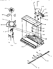 Unit Parts Diagram and Parts List for TX21R-P1157605W  Amana Refrigerator