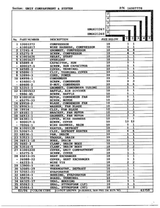 Unit Compartment And System Page 2 Diagram and Parts List for 621260  Admiral Refrigerator