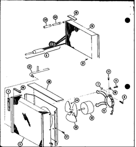 Part Location Diagram of C6268608 Whirlpool Capillary assy