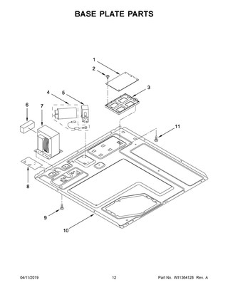 Part Location Diagram of W11596133 Whirlpool CAPACTR-MG