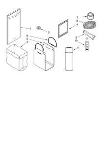 Accessory Parts Diagram and Parts List for MTUC7000AWB0  Maytag Trash Compactor