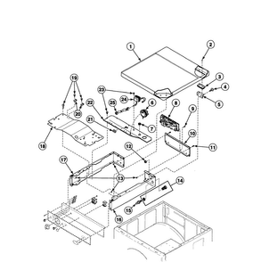 Part Location Diagram of 802299P Maytag Switch