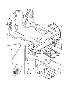 Manifold Parts Diagram and Parts List for MGR7685AB2  Maytag Range