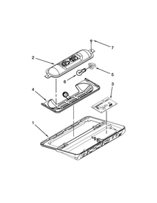 Control Box Parts Diagram and Parts List for JCD2395WES01  Jenn-Air Refrigerator