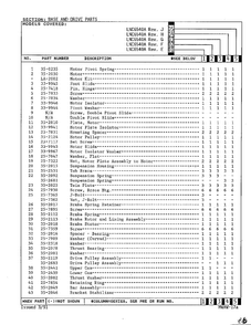 Base Aand Drive Page 4 Diagram and Parts List for 6540A REV D Norge Washer