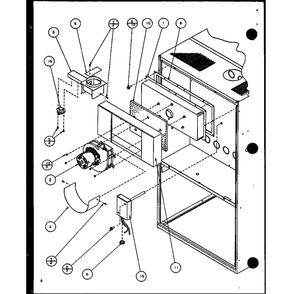 Diagram 7 Diagram and Parts List for GUI070C30B P1106402F Amana Furnace