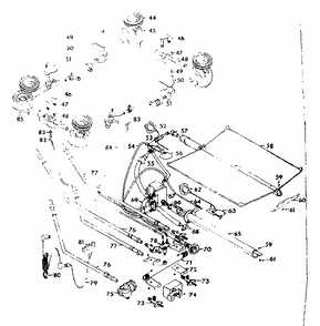 Part Location Diagram of 5141 Maytag Flame switch