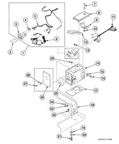 Card Reader Diagram and Parts List for SDE707WF  Speed Queen Dryer