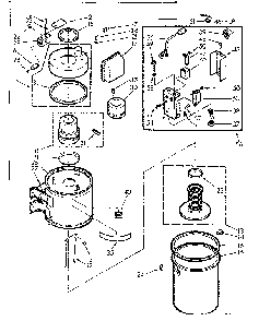 Vacuum Cleaner Parts Diagram and Parts List for 11640261  Kenmore Central Vacuum