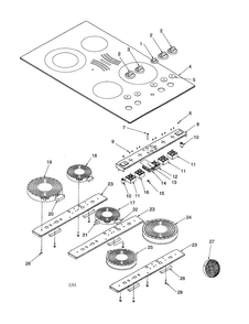 Part Location Diagram of 31909901 Whirlpool USE WPL 8111P439-60