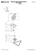 Part Location Diagram of 9870118A Whirlpool Bracket Kit