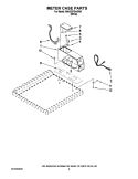 METER CASE PARTS Diagram and Parts List for MAH22PDAGW0  Maytag Washer