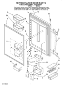 Part Location Diagram of 12658533BQ Whirlpool DOR-FIP BL