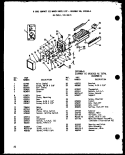 8 CUBE COMPACT ICE MAKER Diagram and Parts List for BCI20DA P747022WA Amana Refrigerator
