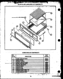 Part Location Diagram of 0088692 Whirlpool Broiler door hinge,