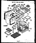 Page 1 Diagram and Parts List for PHU101  Amana Range