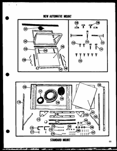 New Automatic Mount Diagram and Parts List for 109-2EM  Amana Air Conditioner