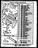 Page 8 Diagram and Parts List for HCL305  Caloric Microwave