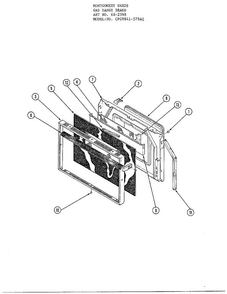 Part Location Diagram of 1726-250 Maytag Seal foam