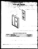 CONTROL PANEL - MICROWAVE Diagram and Parts List for RKS-396  Caloric Microwave Oven Combo