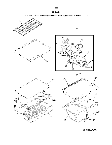 Shelves Diagram and Parts List for 25360643613  Kenmore Refrigerator