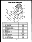 Page 6 Diagram and Parts List for RLT-305  Caloric Range
