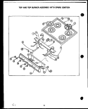 Part Location Diagram of 57243A Whirlpool MAIN TOP - AVOCADO