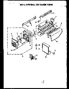 Section 5 Diagram and Parts List for GFS142 MN11 Caloric Refrigerator
