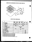 LOWER OVEN COMPNT WITHOUT SPARK IGN Diagram and Parts List for GAP39DA  Amana Range