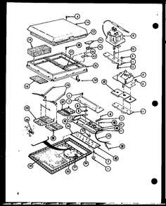 Cooktops Diagram and Parts List for AKC-2D-P85123-9S  Amana Cooktop