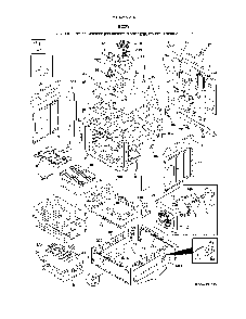 Body Diagram and Parts List for 79042553315  Kenmore Range