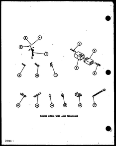 Section 8 Diagram and Parts List for LW2603 P7804720W Amana Washer