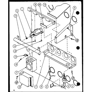 Diagram 9 Diagram and Parts List for GCI140A35 P9811208F Amana Furnace