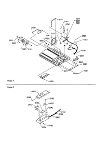 Machine Compartment/muffler/h.v.box Diagram and Parts List for SRI21VE-P1315601WE  Amana Refrigerator
