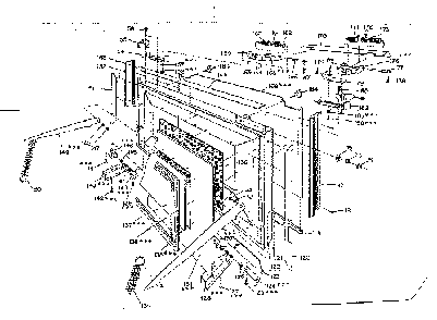 Door Assembly Diagram and Parts List for 5629967311  Kenmore Microwave