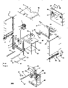 Cabinet Diagram and Parts List for ARG7301L-P1143328NL  Amana Range