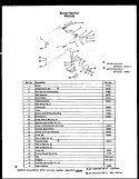 BURNER SECTION Diagram and Parts List for PKU159  Amana Wall Oven