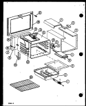 Page 3 Diagram and Parts List for AGC710 P8587804S Amana Range