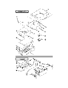 Shelf Parts Diagram and Parts List for 59673003511  Kenmore Refrigerator