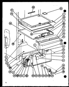 Diagram 3 Diagram and Parts List for IC3H-P7621305W-BM  Amana Refrigerator