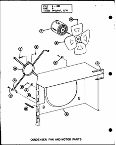 Section 6 Diagram and Parts List for CRH5-1 P58372-28C Amana Air Conditioner