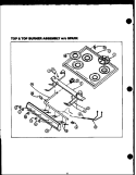 Part Location Diagram of 57239L Whirlpool MAIN TOP ALMOND