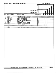 Unit Compartment And System Page 3 Diagram and Parts List for 191550  Admiral Refrigerator