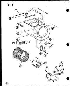 Diagram 1 Diagram and Parts List for BBC3010M-B P67346-2C Amana Air Conditioner